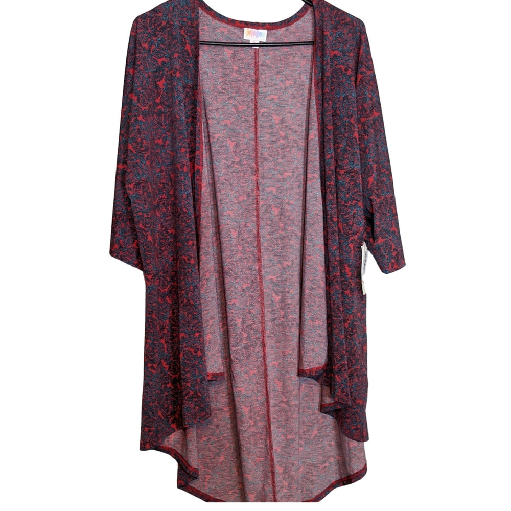 NWT LulaRoe Lindsay Waterfall Cardigan S Paisley Boho Western Festival Rodeo